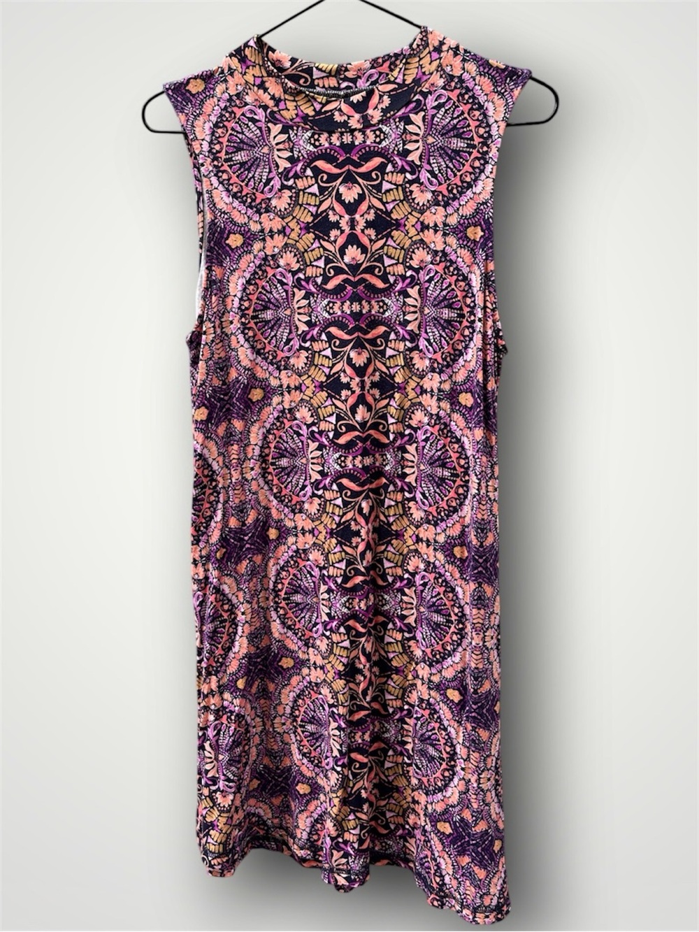 O'Neill Boho Paisley Mandala Print Sleeveless Shift Dress